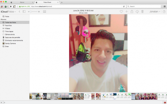 Jonatan, in a selfie he uploaded to his iCloud account, which he gave away the credentials to because the web site where his phishing service provider was hosted no virtually no security to speak of. 